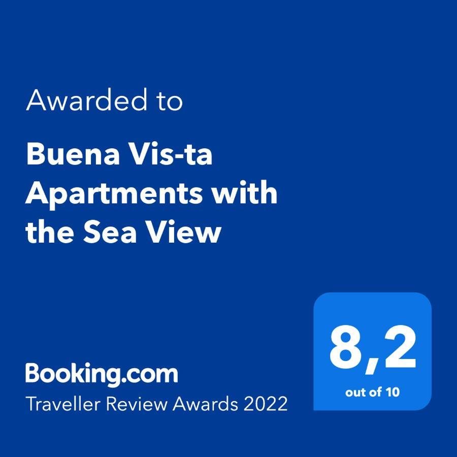 Buena Vis-Ta Apartments With The Sea View ภายนอก รูปภาพ